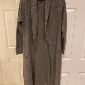 Long Cardigan with Pockets - Size Small